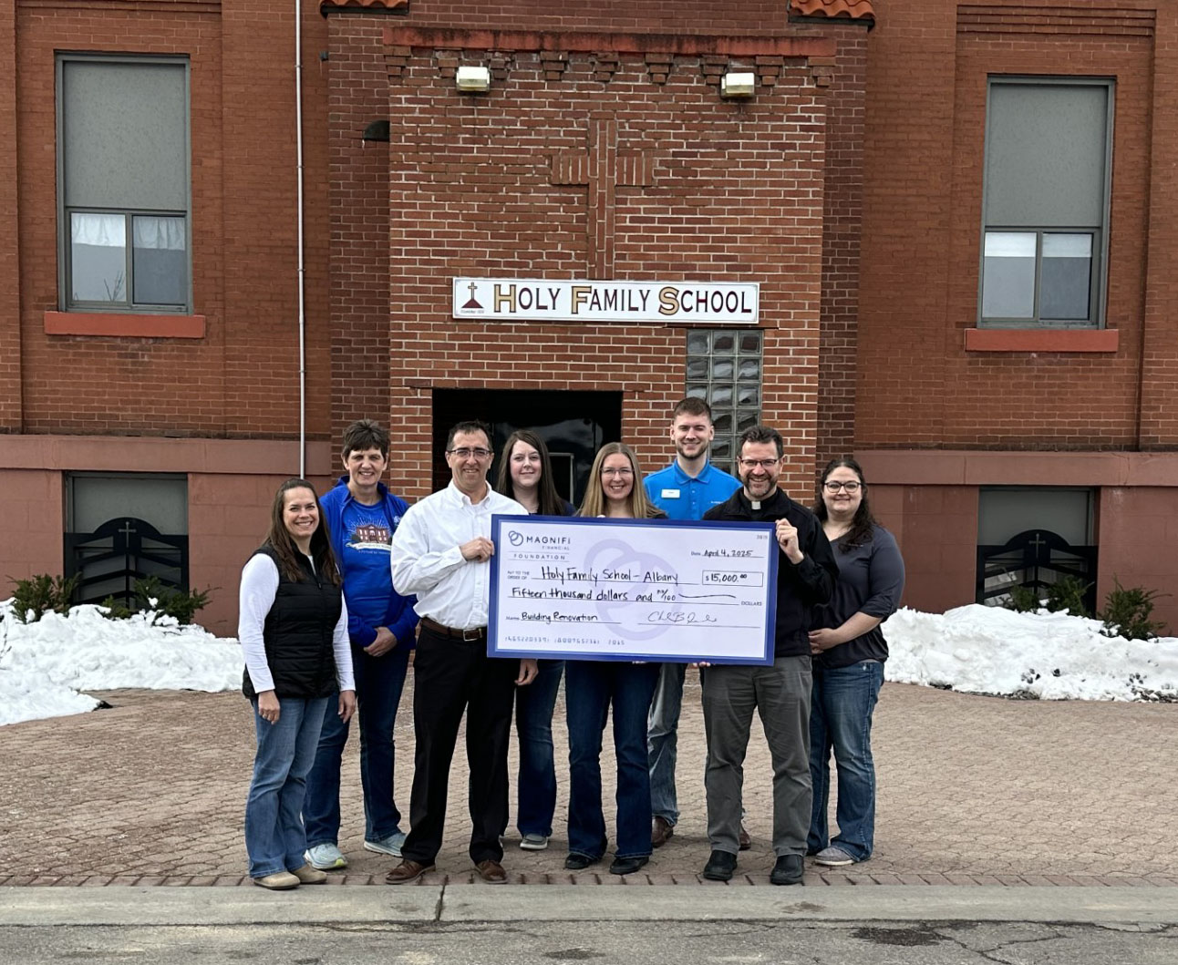 Holy Family School Donation web