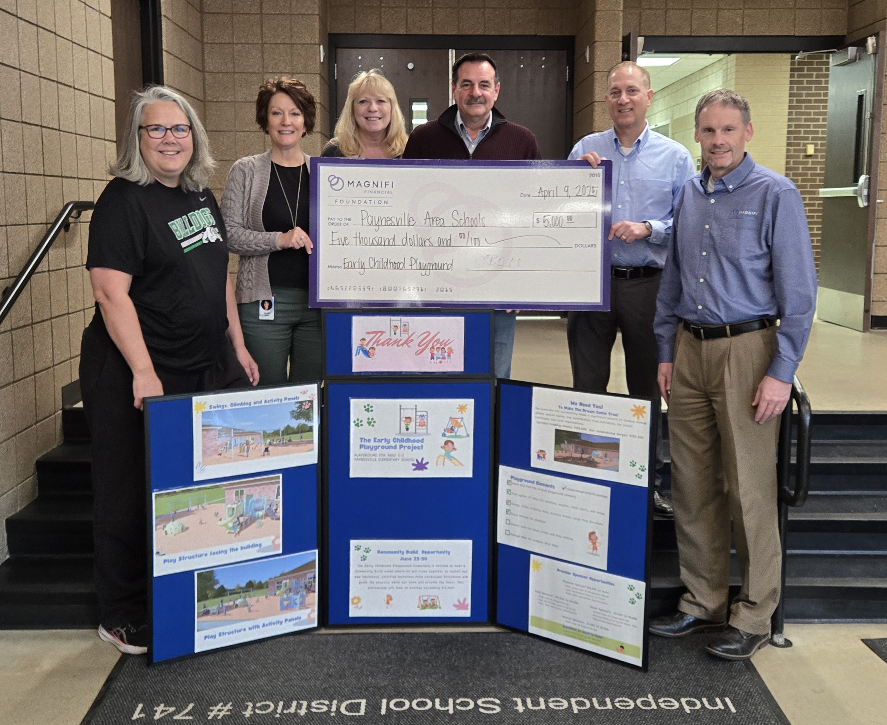 Paynesville Area Schools Donation web